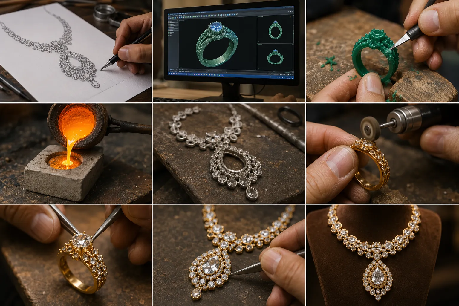 Behind the Scenes of Jewellery Manufacturing