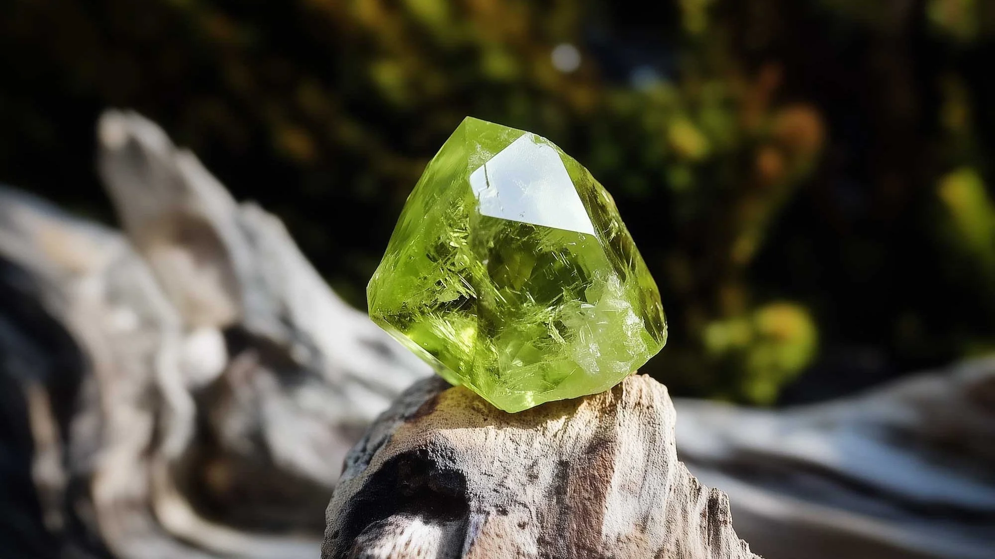 Peridot gemstone
