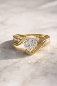 Sculptural and Organic Engagement Rings