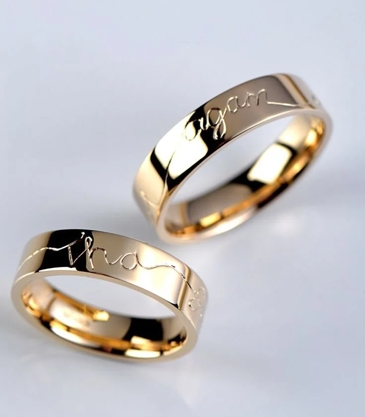 Personalised Wedding Rings