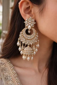 Oversized Jhumkas and Chandbalis