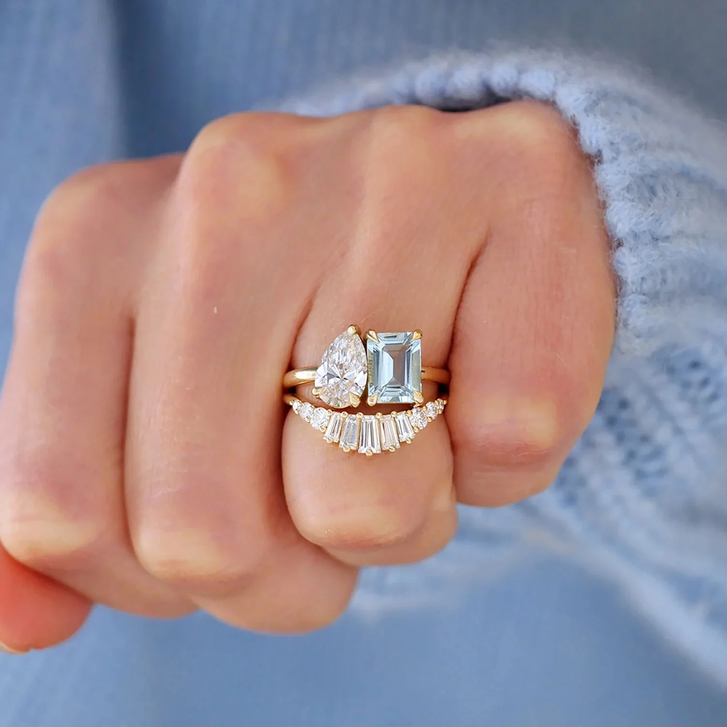 Contour and Curved Wedding Bands